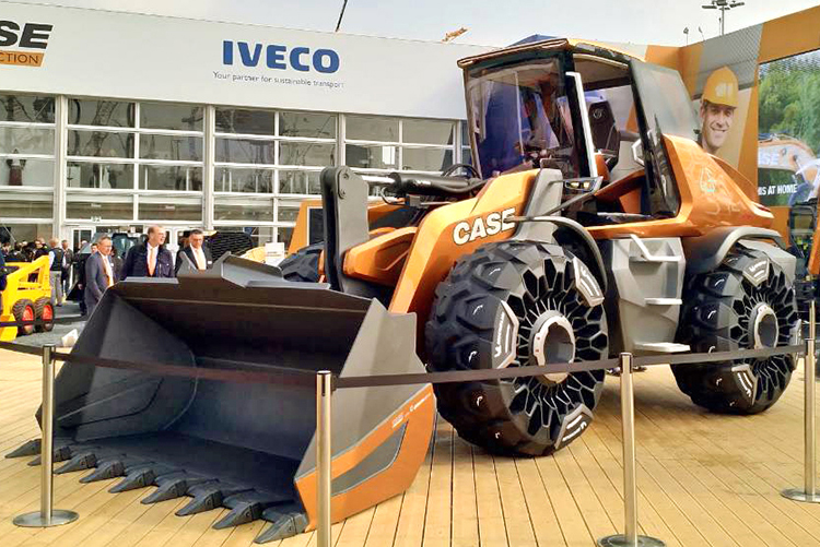 CE Case presented conceptual loading machine