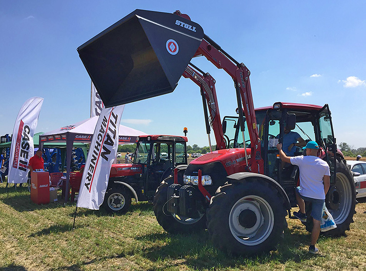 TITAN MACHINERY demonstrated new findings of CASE IH machinery at International Field Days Ukraine 2018