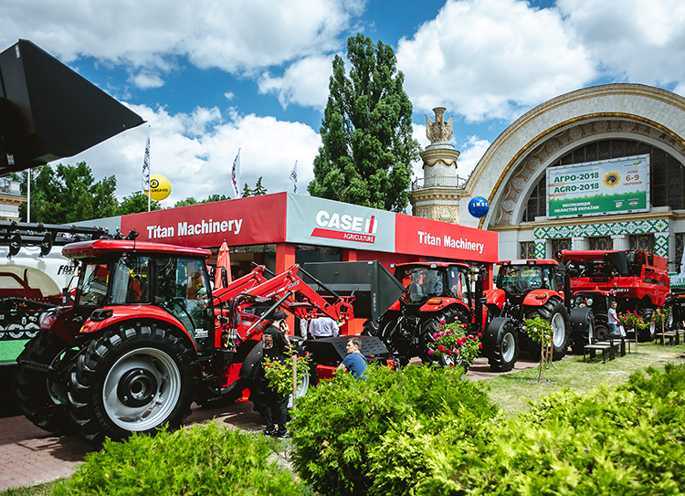 TITAN MACHINERY приняла участие в выставке АГРО 2018