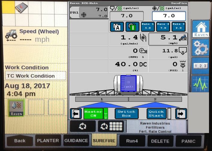ISOBUS контролер Raven RCM