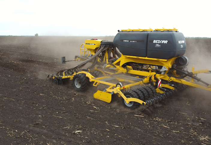 You don't need anything else if you have the BEDNAR OMEGA universal seeder