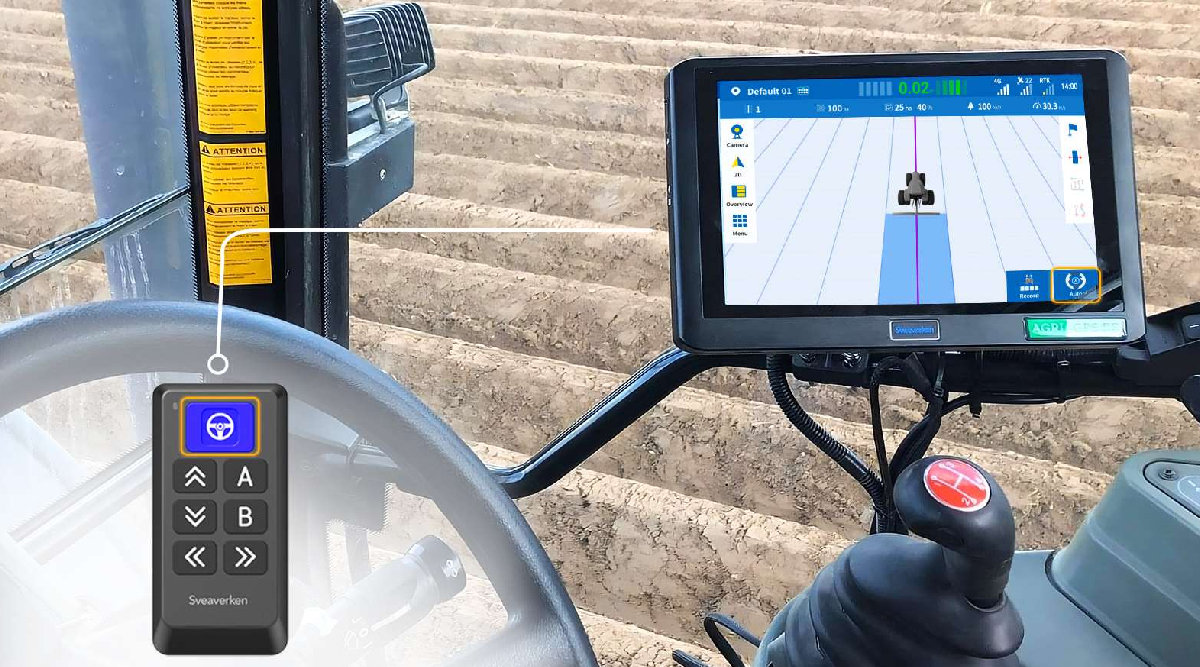 Система автоматичного водіння  Sveaverken F100