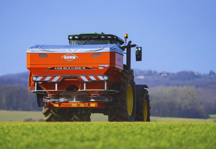 KUHN AXIS fertilizer spreaders - unmatched precision in application